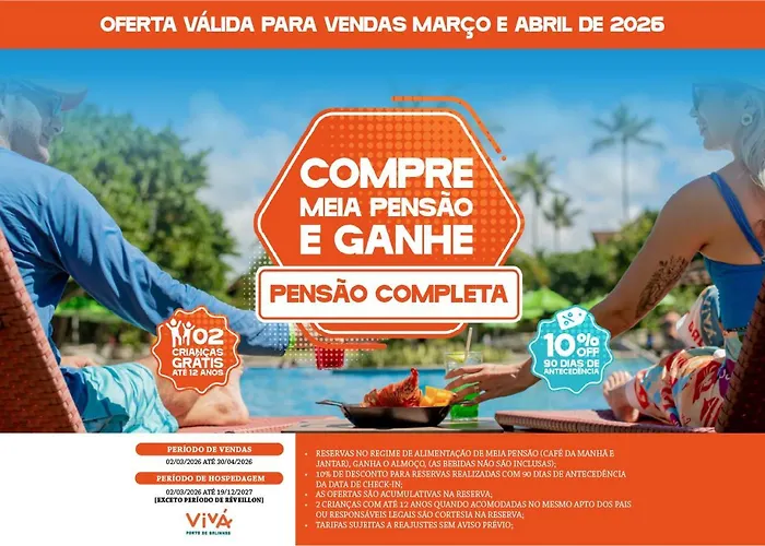 Hotel 4 estrelas: Vivá Porto de Galinhas Resort